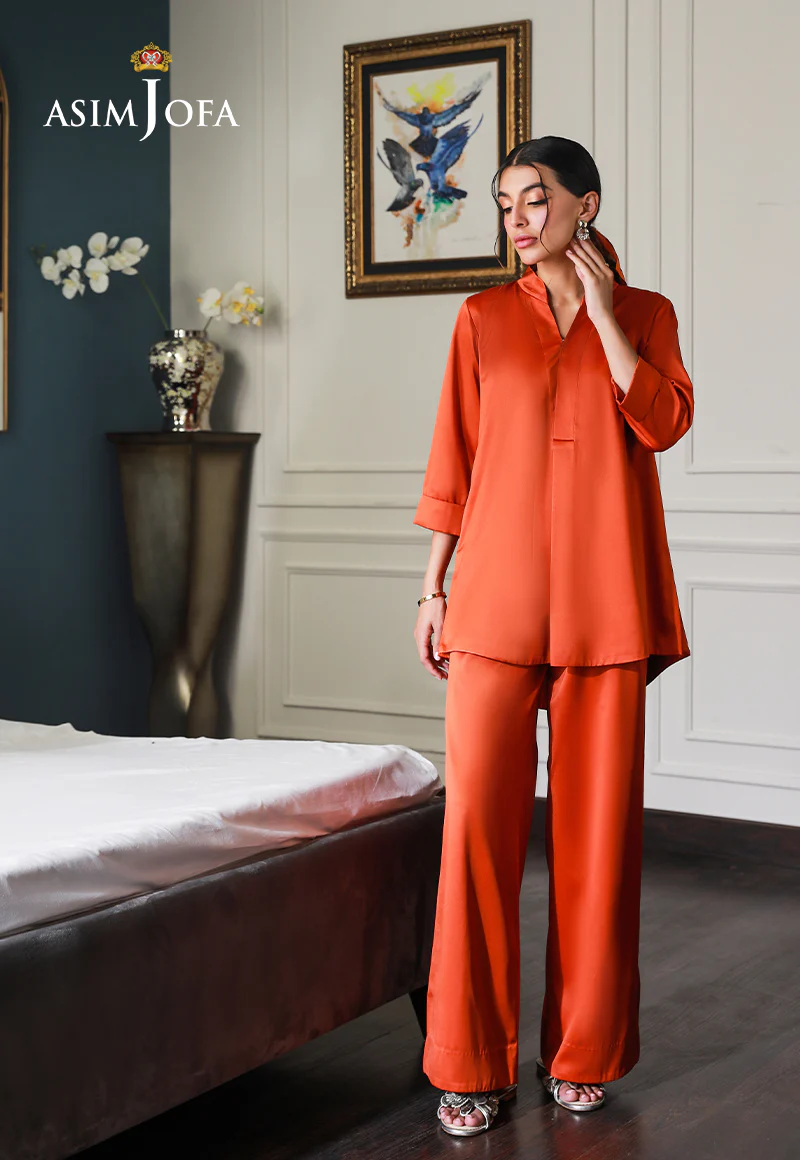 AJLW-08 SATIN SILK 2 PCS - Image 3