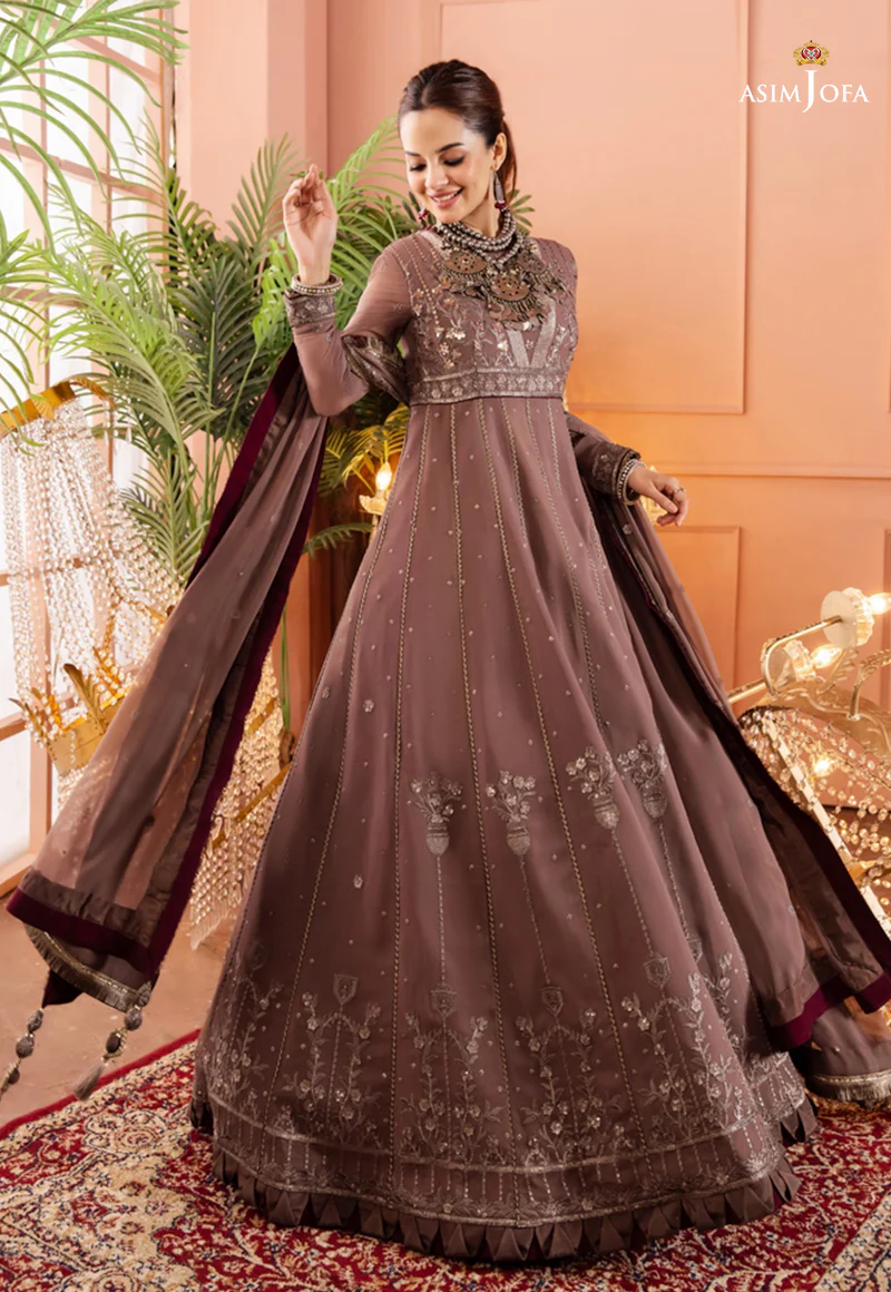 AJM-17 EMBROIDERED CHIFFON 3 PCS - Image 5