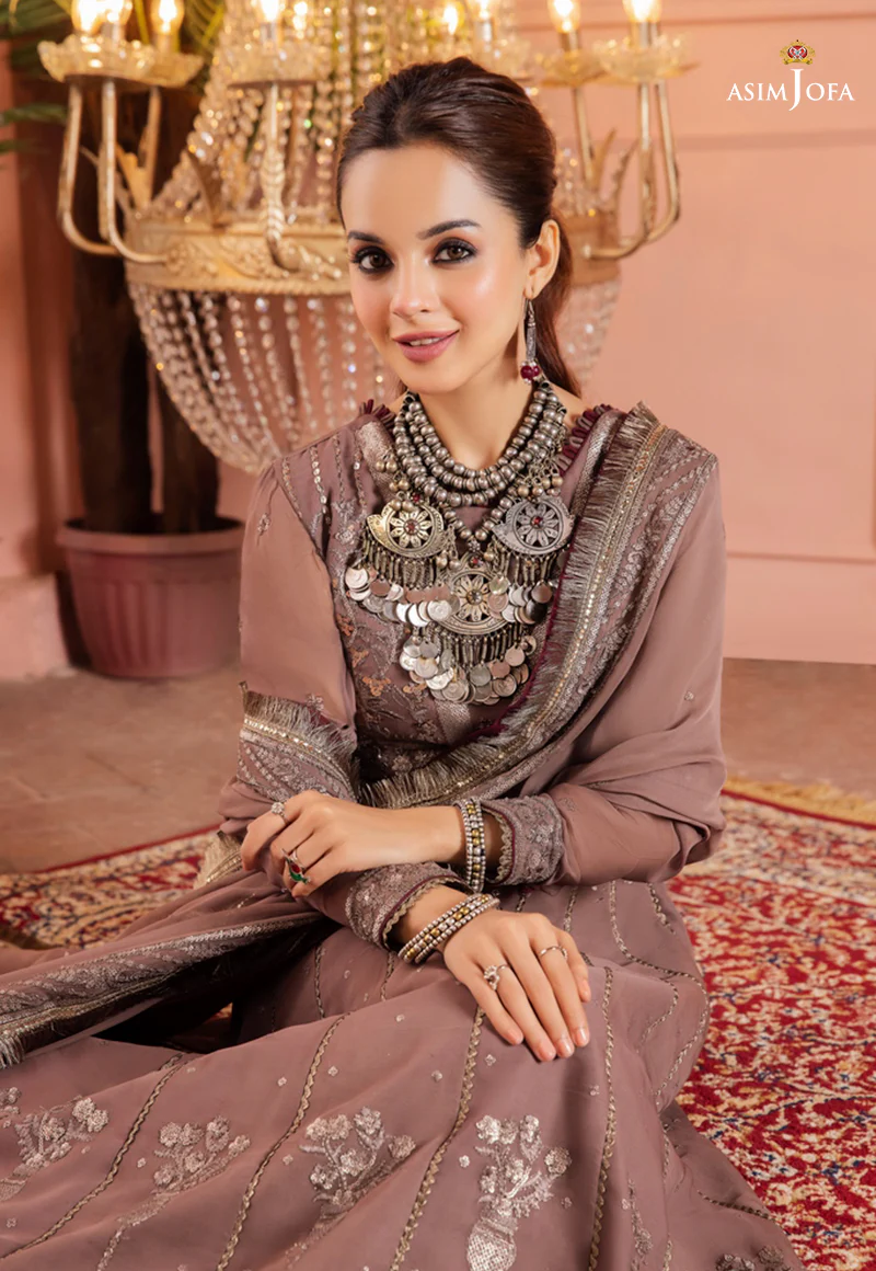 AJM-17 EMBROIDERED CHIFFON 3 PCS - Image 9