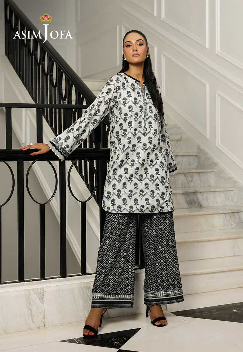 AJMCH-14 PRINTED LAWN UNSTITCHED 2 PCS