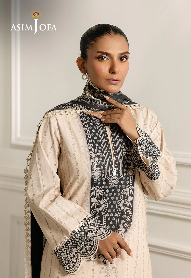 AJMCH-16 DIGITAL PRINTED LAWN UNSTITCHED 3 PCS - Image 4