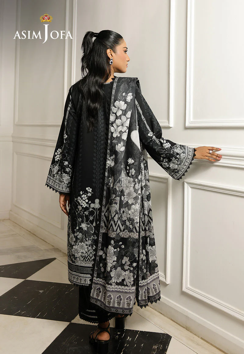 AJMCHD-17 DIGITAL PRINTED LAWN STITCHED 3 PCS - Image 3