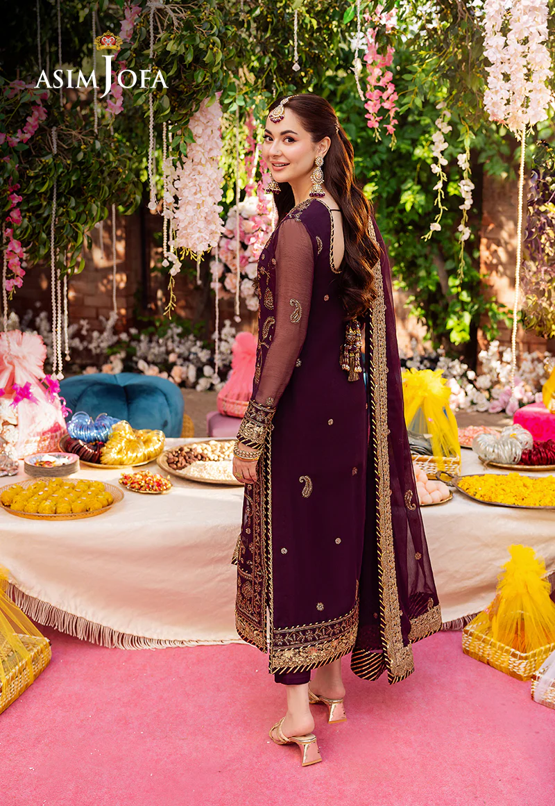 AJMJ-02 EMBROIDERED CHIFFON 3 PCS - Image 6