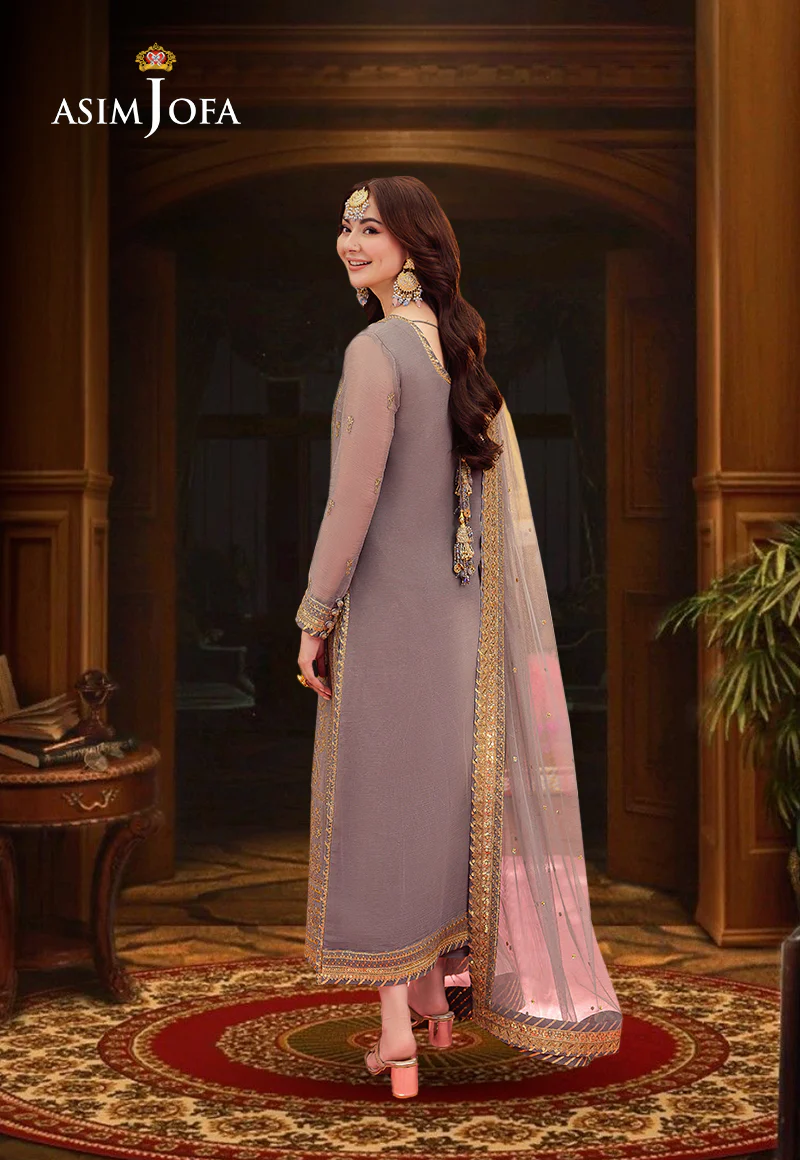 AJMJ-27 EMBROIDERED CHIFFON 3 PCS - Image 2