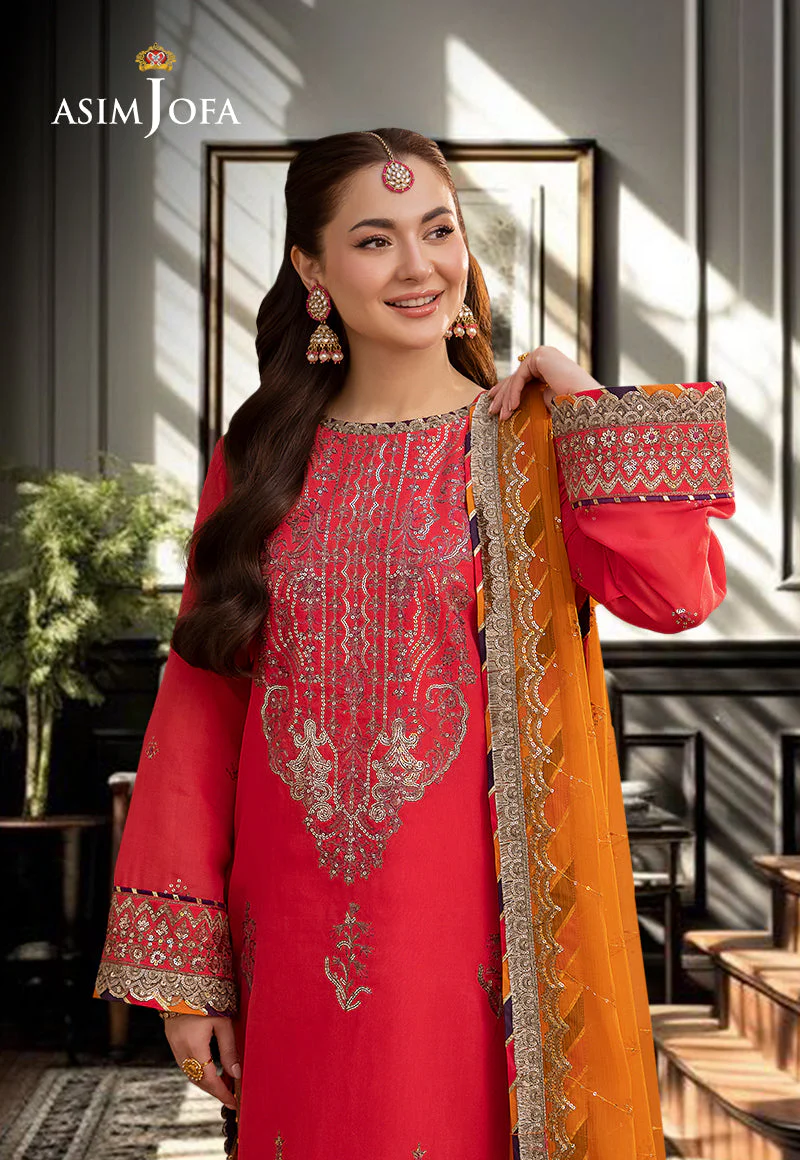 AJMJD-29 EMBROIDERED STITCHED 3 PCS - Image 2