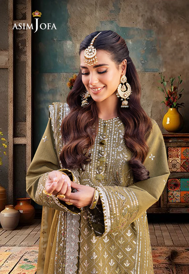 AJMJ-30 EMBROIDERED PAPER COTTON 3 PCS - Image 3