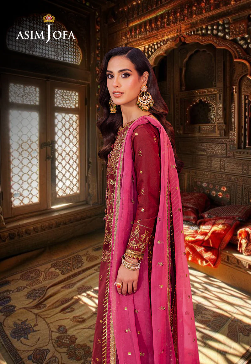AJMJD-22 EMBROIDERED STITCHED 3 PCS - Image 2