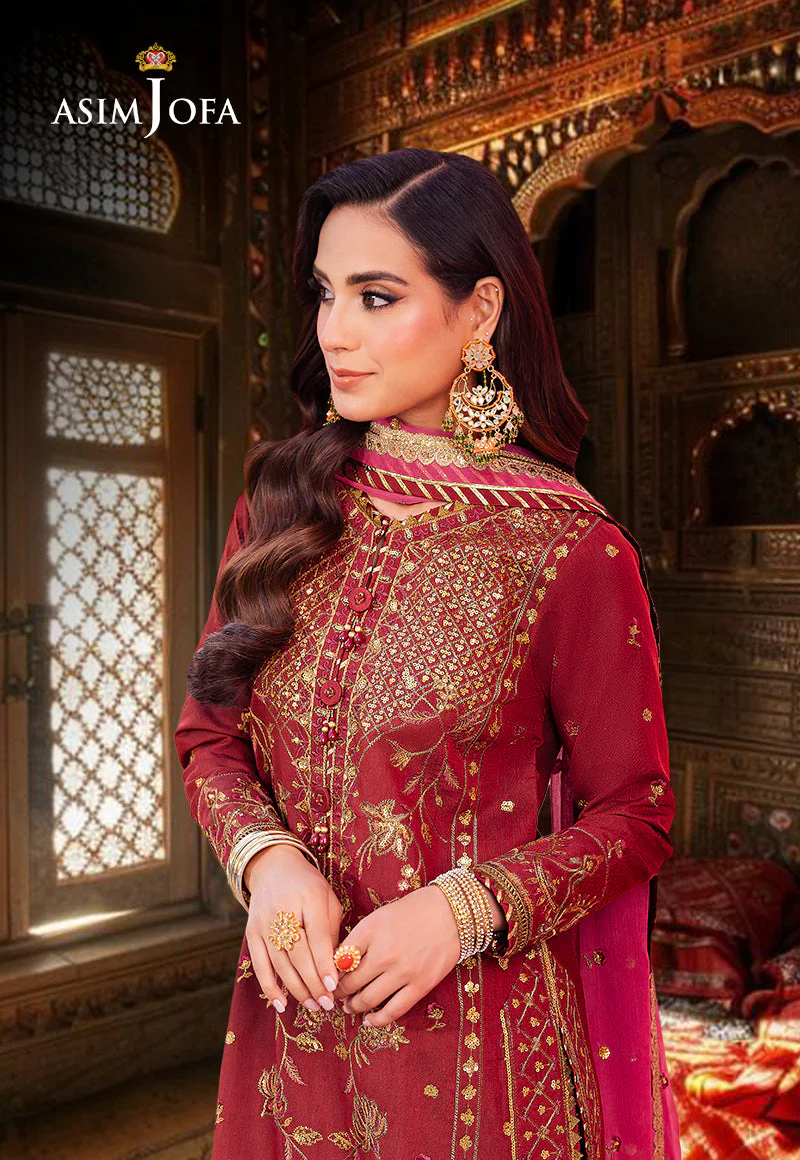 AJMJD-22 EMBROIDERED STITCHED 3 PCS - Image 3