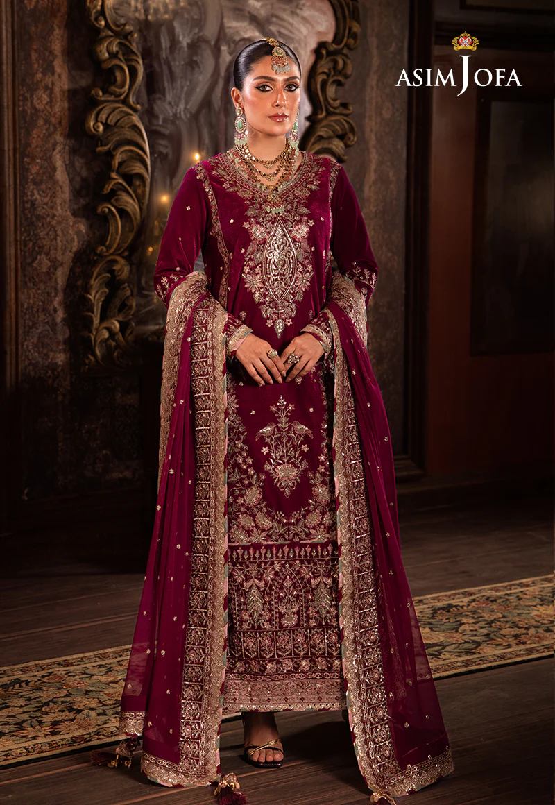 AJMM-03 EMBROIDERED VELVET 3 PCS - Image 4
