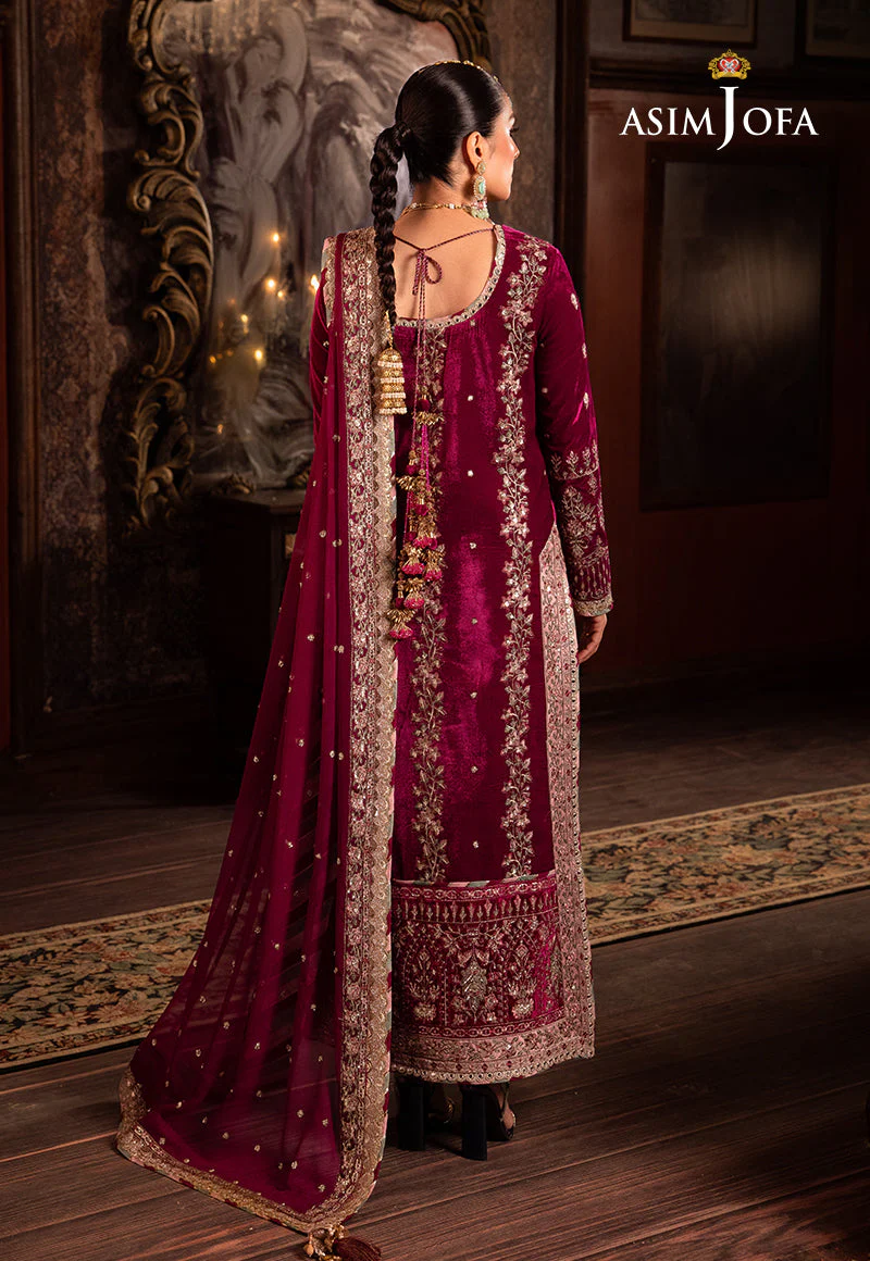 AJMMD-03 EMBROIDERED VELVET 3 PCS - Image 2