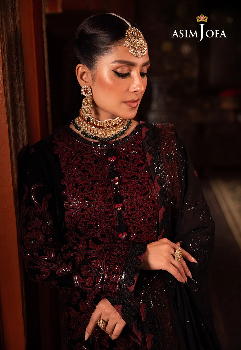 AJMMD-12 EMBROIDERED VELVET 3 PCS - Image 6