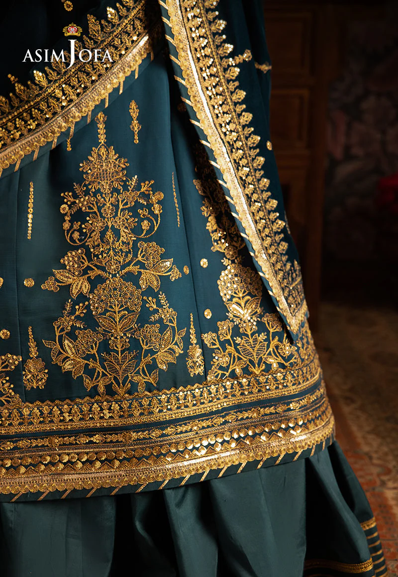 AJMMP-07 EMBROIDERED CHIFFON 3 PCS STITCHED - Image 8