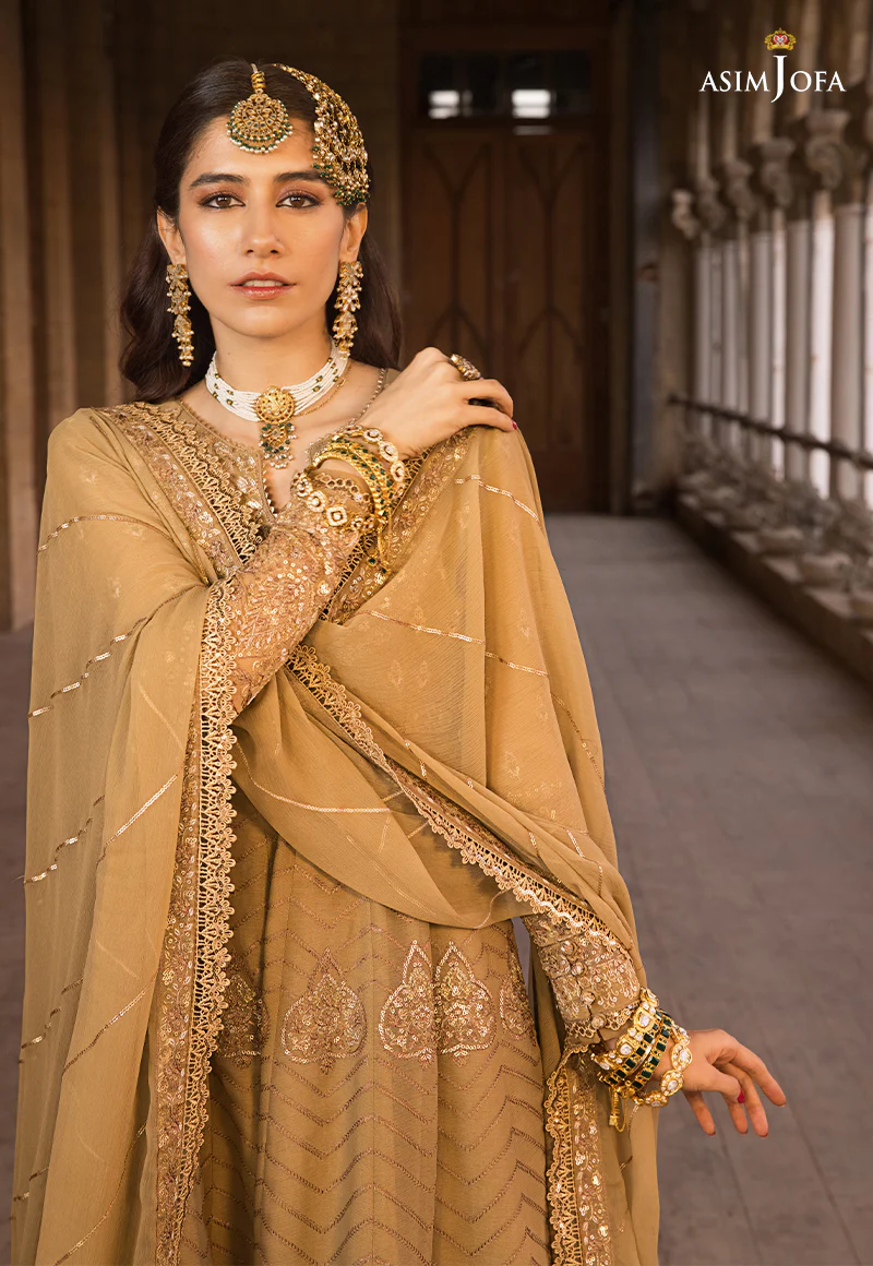 AJMQ-11 EMBROIDERED CHIFFON 3 PCS - Image 7