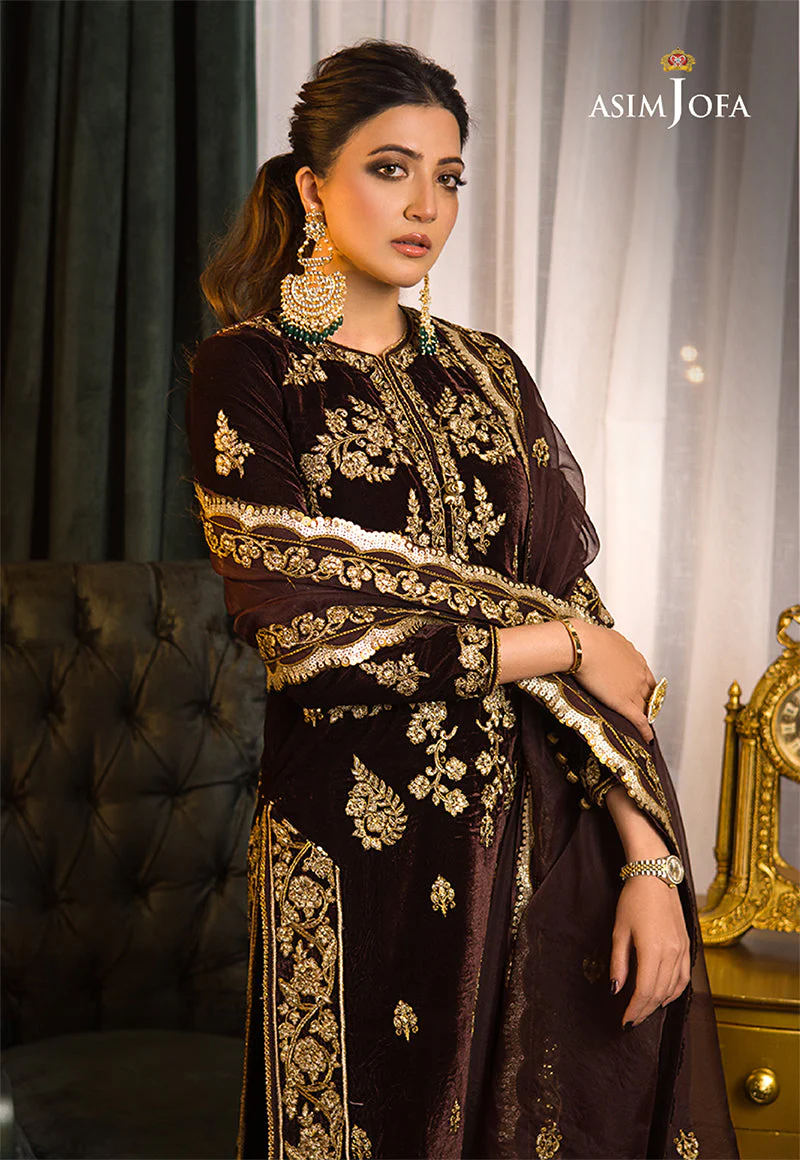 AJMRD-07 EMBROIDERED STITCHED 3 PCS - Image 3