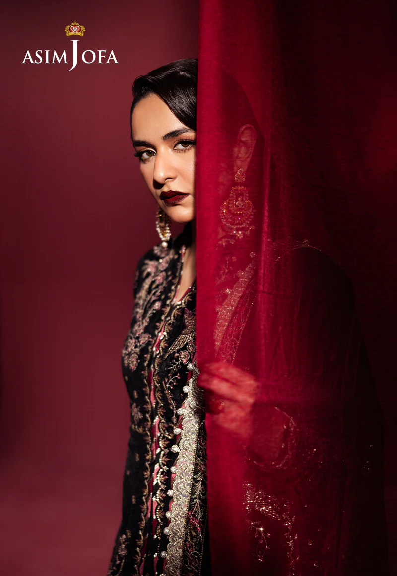 AJMV-01 EMBROIDERED VELVET 3 PCS - Image 11