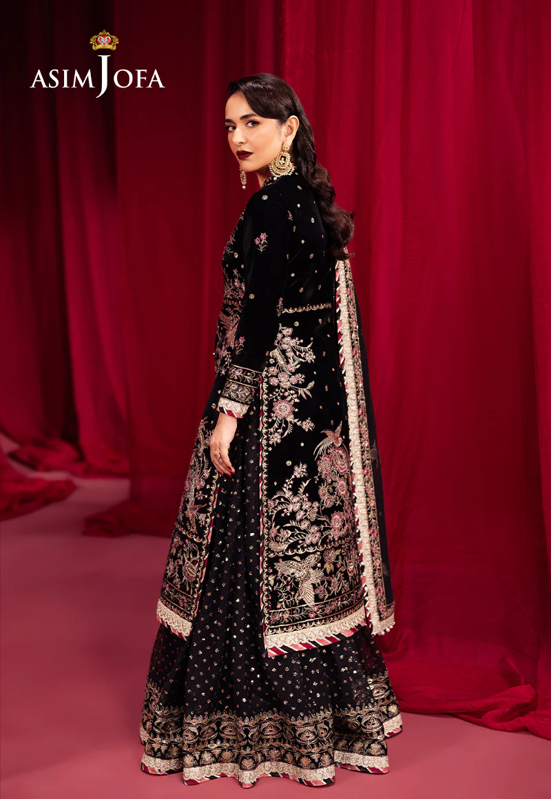AJMV-01 EMBROIDERED VELVET 3 PCS - Image 2