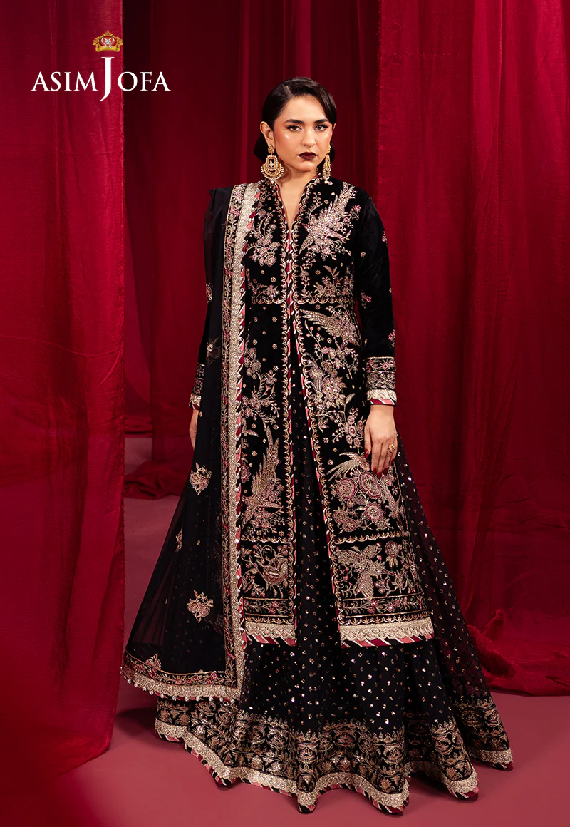 AJMV-01 EMBROIDERED VELVET 3 PCS - Image 4