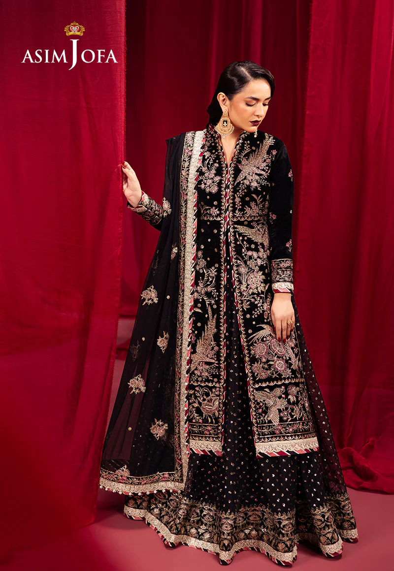 AJMV-01 EMBROIDERED VELVET 3 PCS - Image 5