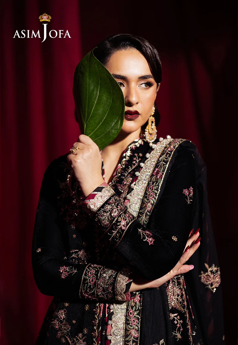 AJMV-01 EMBROIDERED VELVET 3 PCS - Image 8