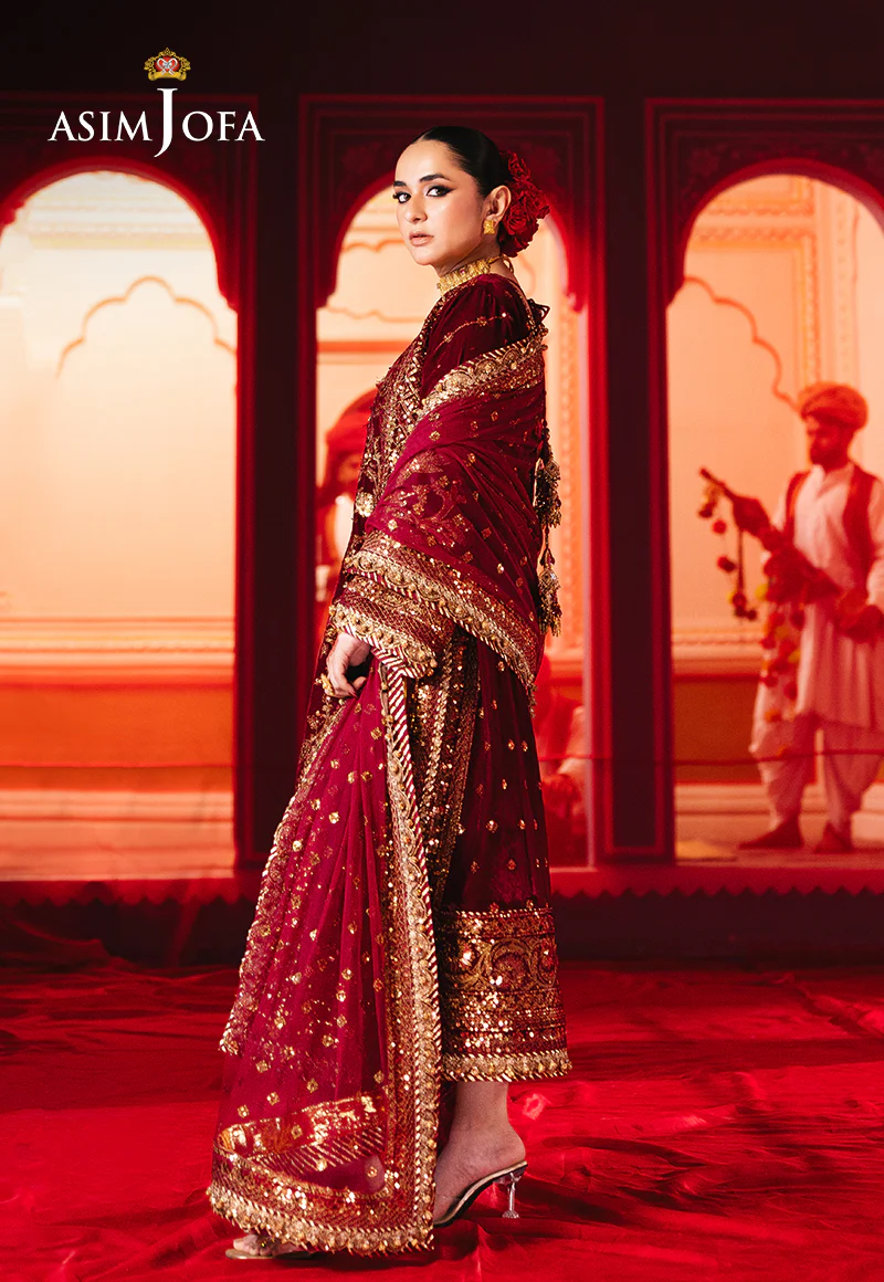 AJMV-02 EMBROIDERED VELVET 3 PCS - Image 2