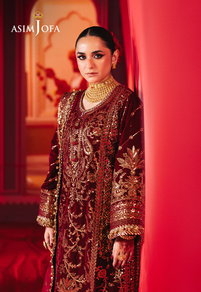AJMV-02 EMBROIDERED VELVET 3 PCS - Image 7