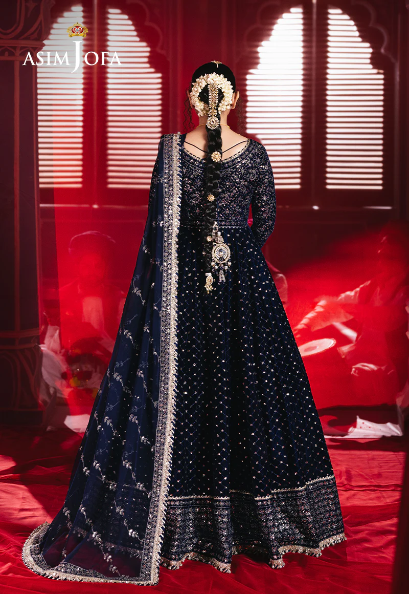 AJMV-03 EMBROIDERED VELVET 2 PCS - Image 2
