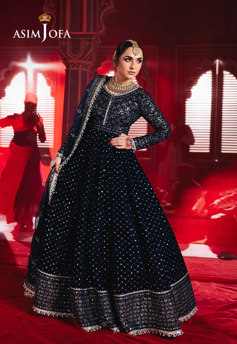 AJMV-03 EMBROIDERED VELVET 2 PCS - Image 5