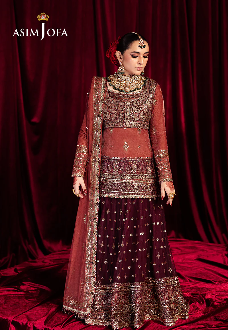 AJMV-04 EMBROIDERED VELVET 3 PCS - Image 3