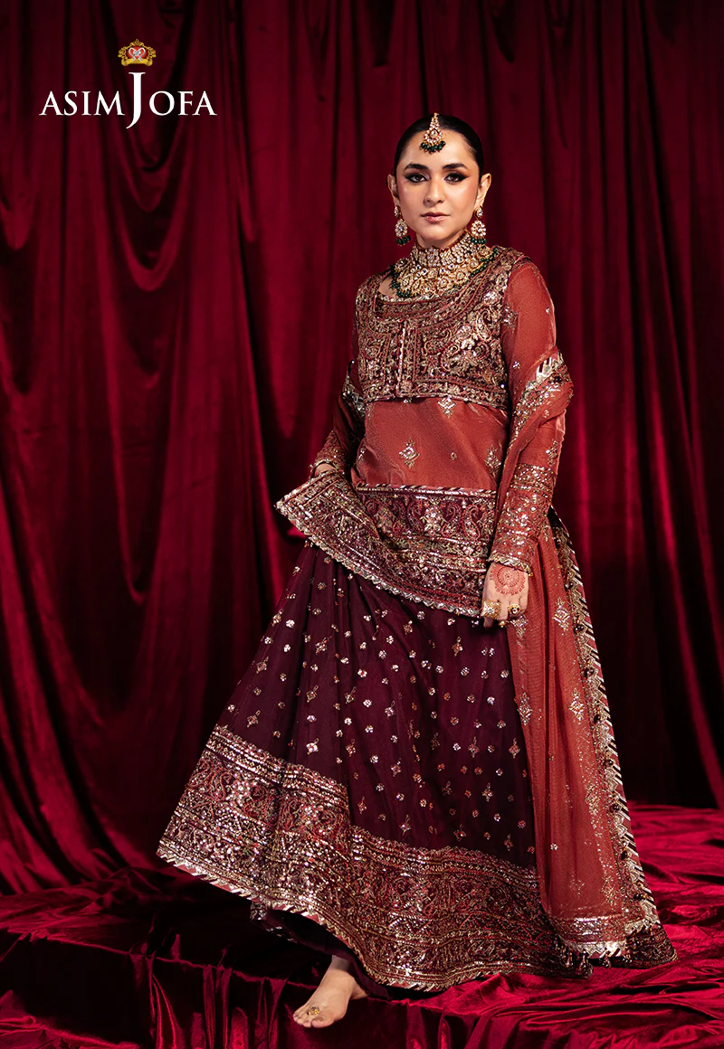 AJMV-04 EMBROIDERED VELVET 3 PCS - Image 4