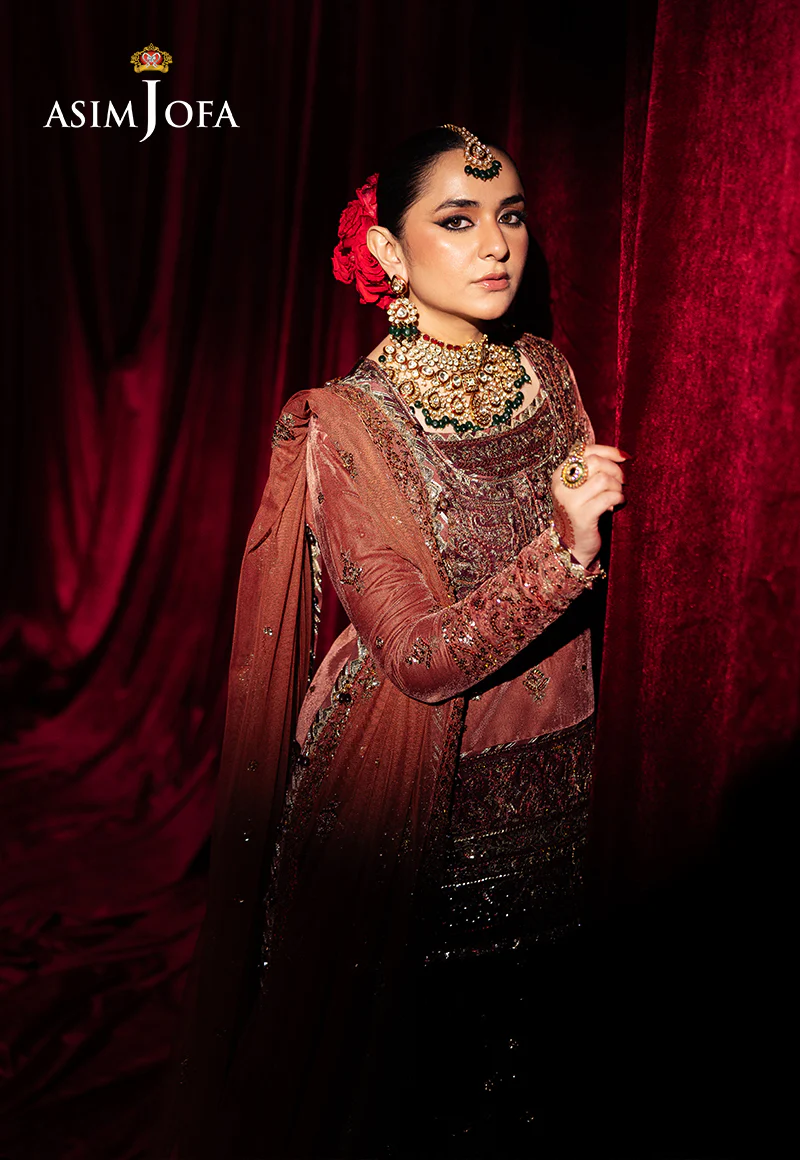 AJMV-04 EMBROIDERED VELVET 3 PCS - Image 9