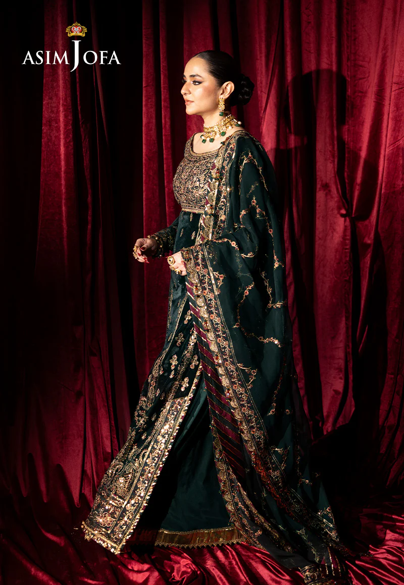AJMV-05 EMBROIDERED VELVET 3 PCS - Image 10