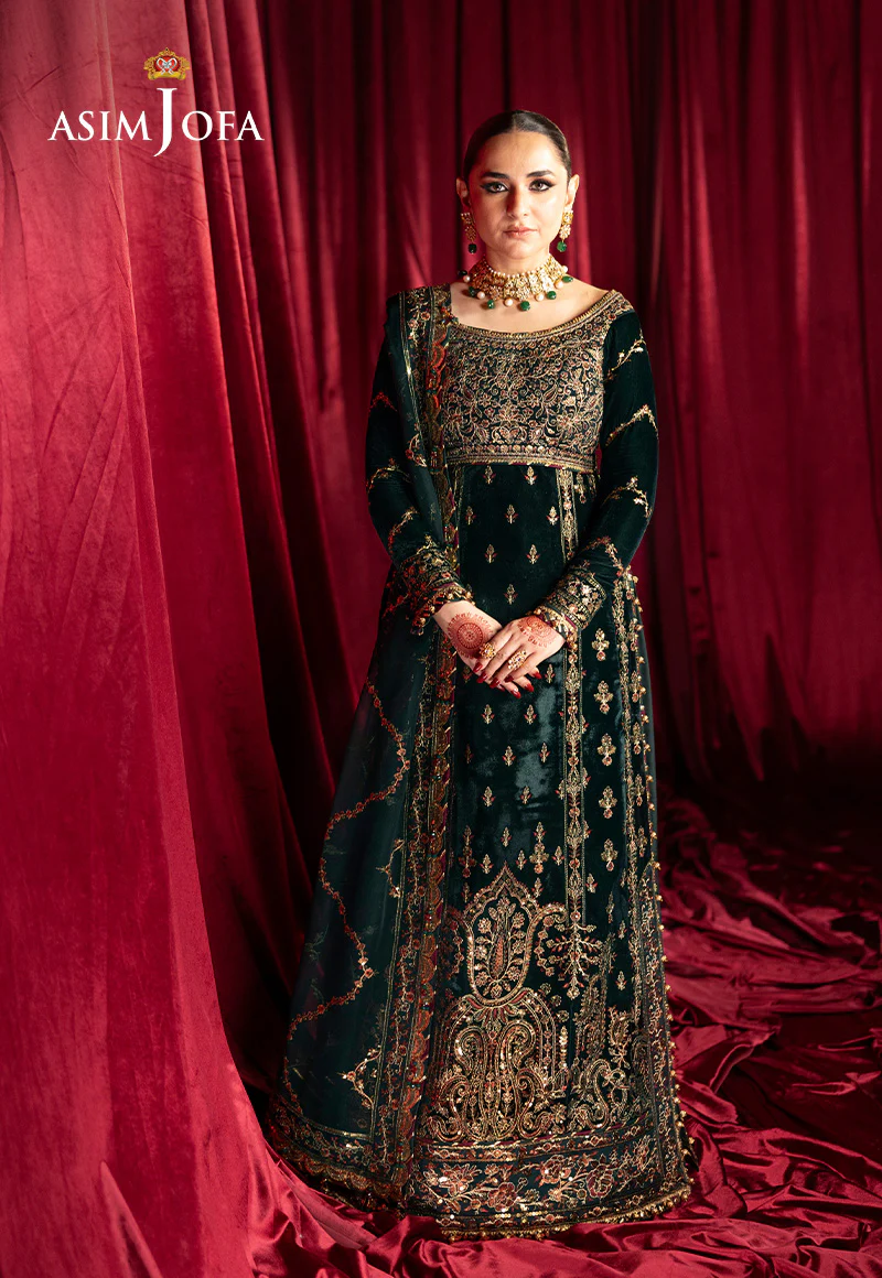 AJMV-05 EMBROIDERED VELVET 3 PCS - Image 3