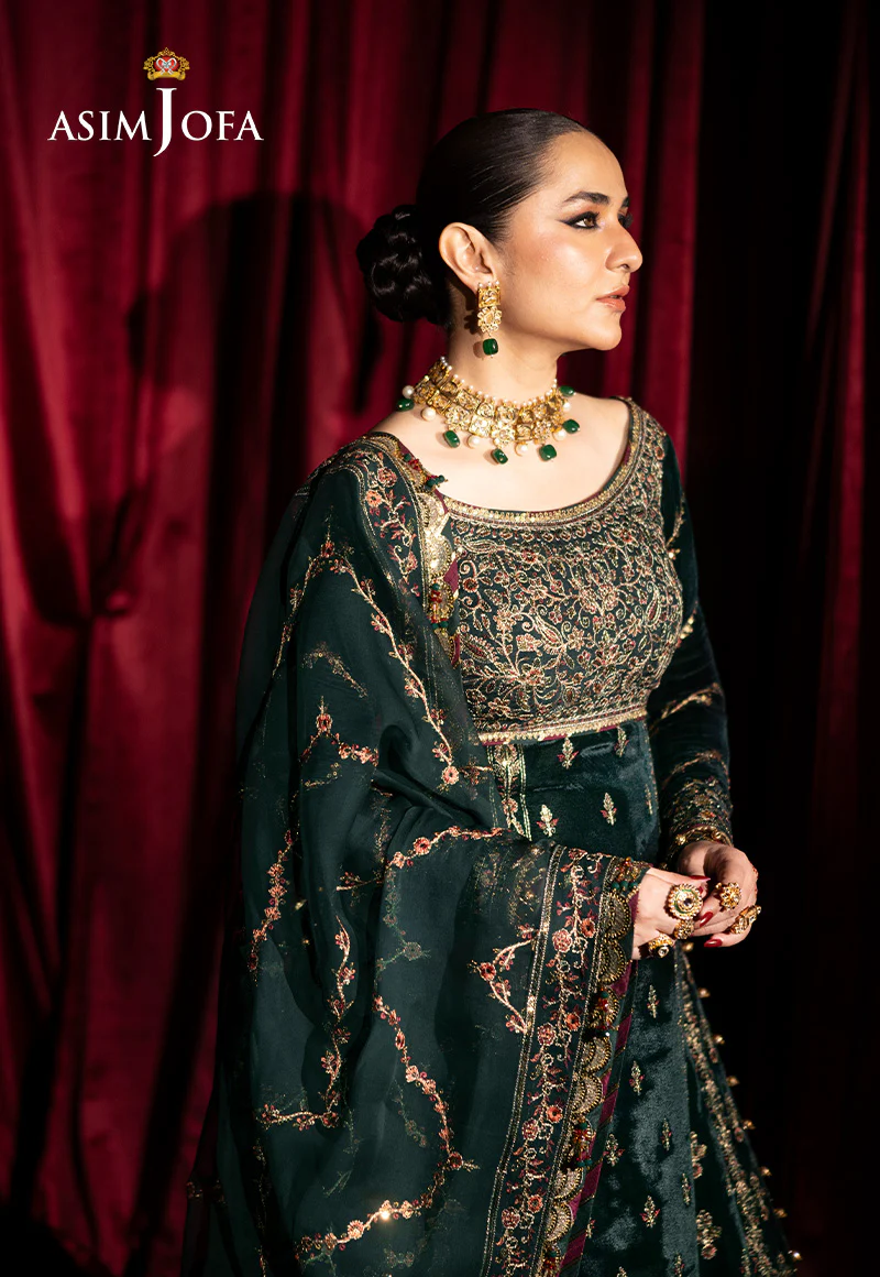 AJMV-05 EMBROIDERED VELVET 3 PCS - Image 8