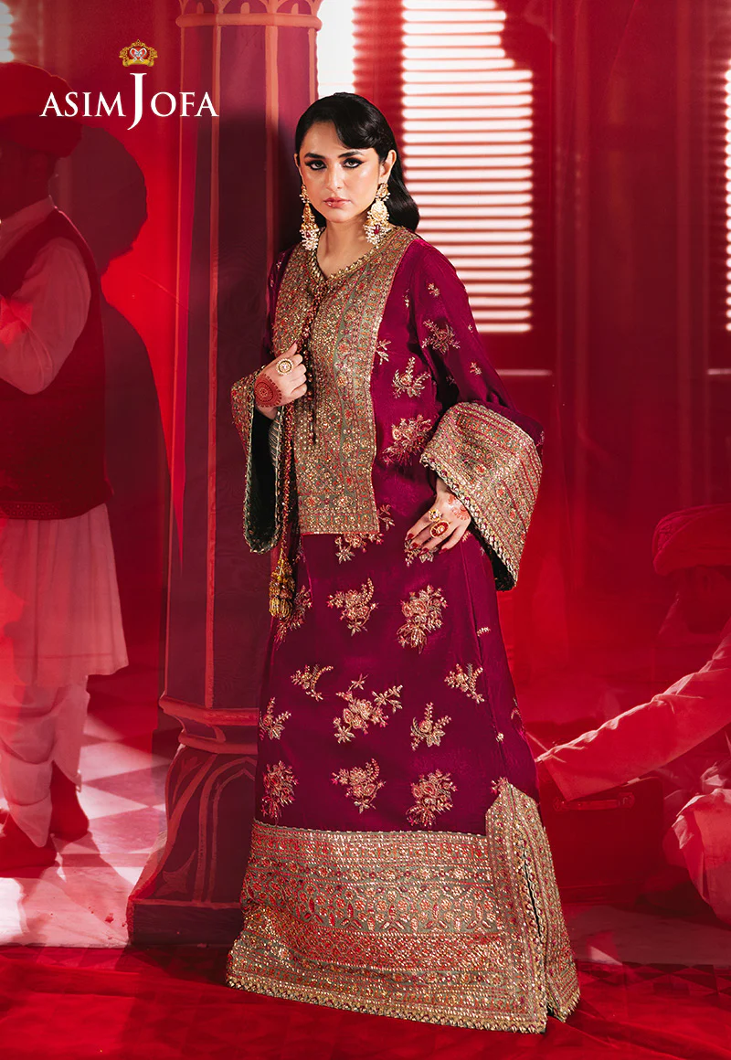 AJMV-06 EMBROIDERED VELVET 2 PCS - Image 4