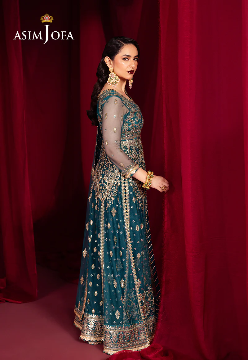 AJMV-09 EMBROIDERED VELVET 3 PCS - Image 2