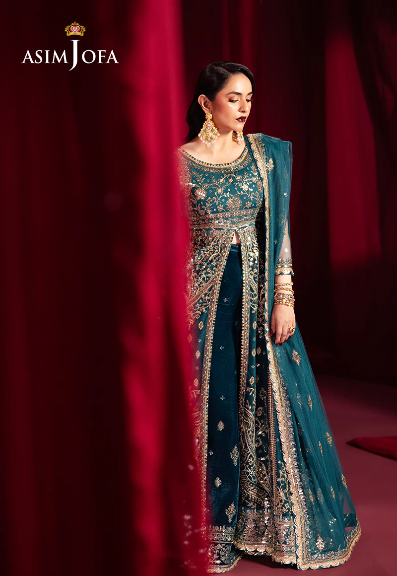 AJMV-09 EMBROIDERED VELVET 3 PCS - Image 4