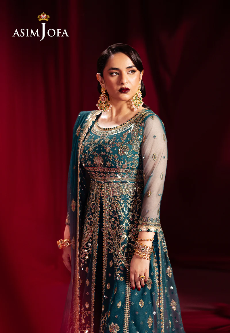 AJMV-09 EMBROIDERED VELVET 3 PCS - Image 5