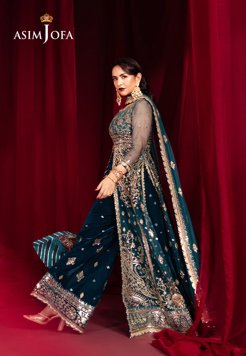AJMV-09 EMBROIDERED VELVET 3 PCS - Image 7