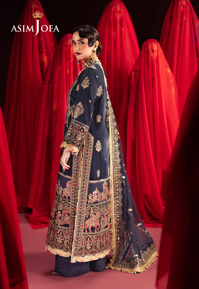 AJMV-11 EMBROIDERED VELVET 3 PCS - Image 11