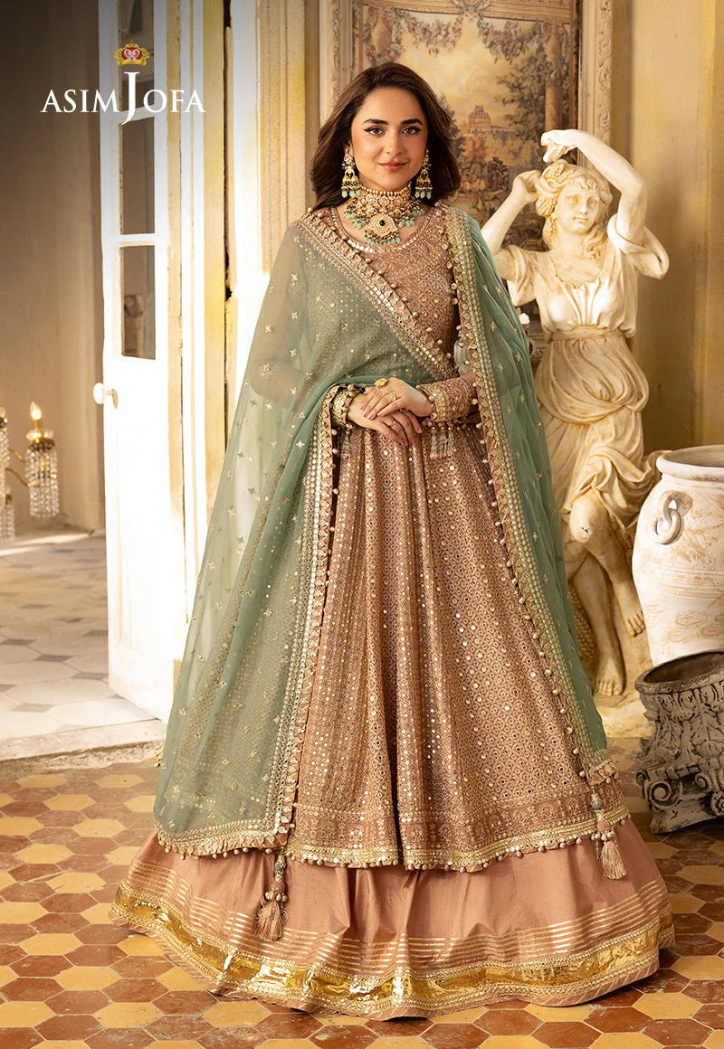 AJNBD-03 EMBROIDERED CHIFFON 3 PCS - Image 4