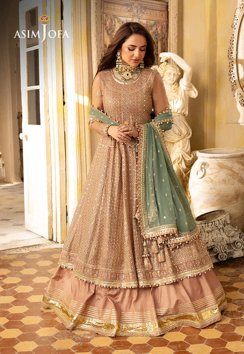 AJNBD-03 EMBROIDERED CHIFFON 3 PCS - Image 5