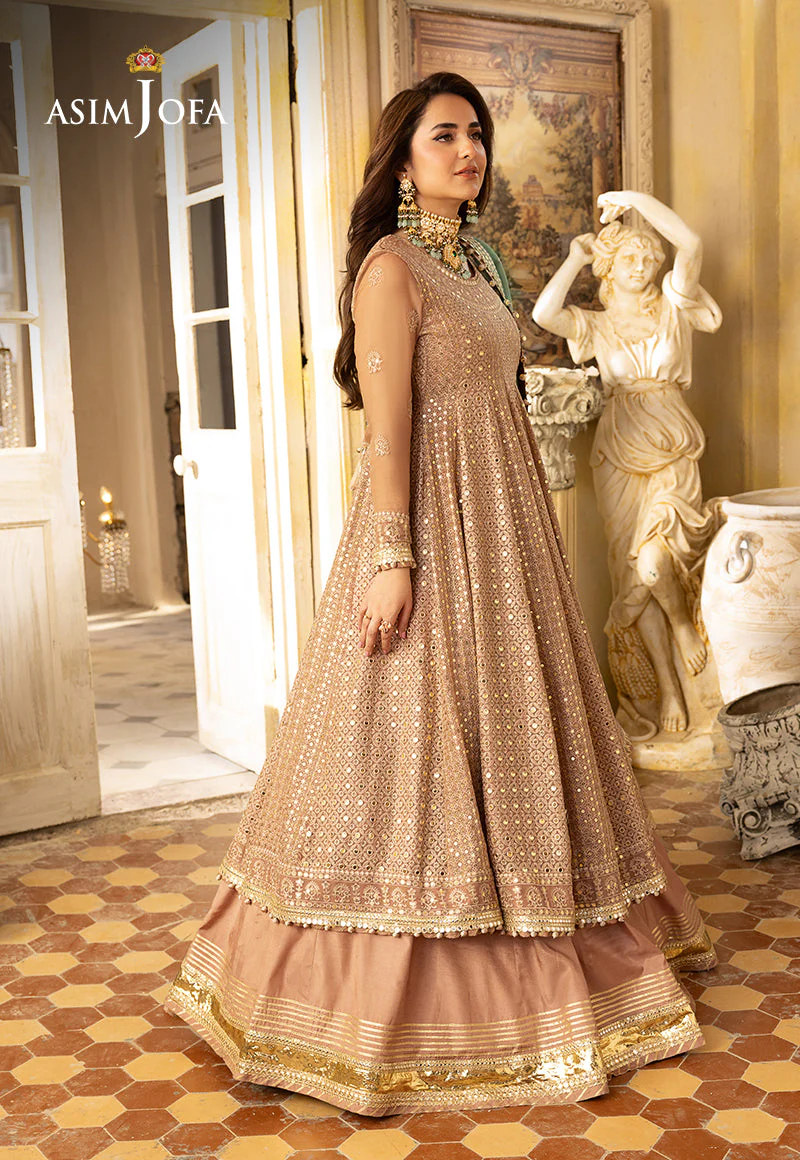 AJNBD-03 EMBROIDERED CHIFFON 3 PCS - Image 7