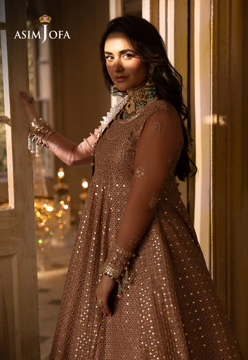 AJNBD-03 EMBROIDERED CHIFFON 3 PCS - Image 9