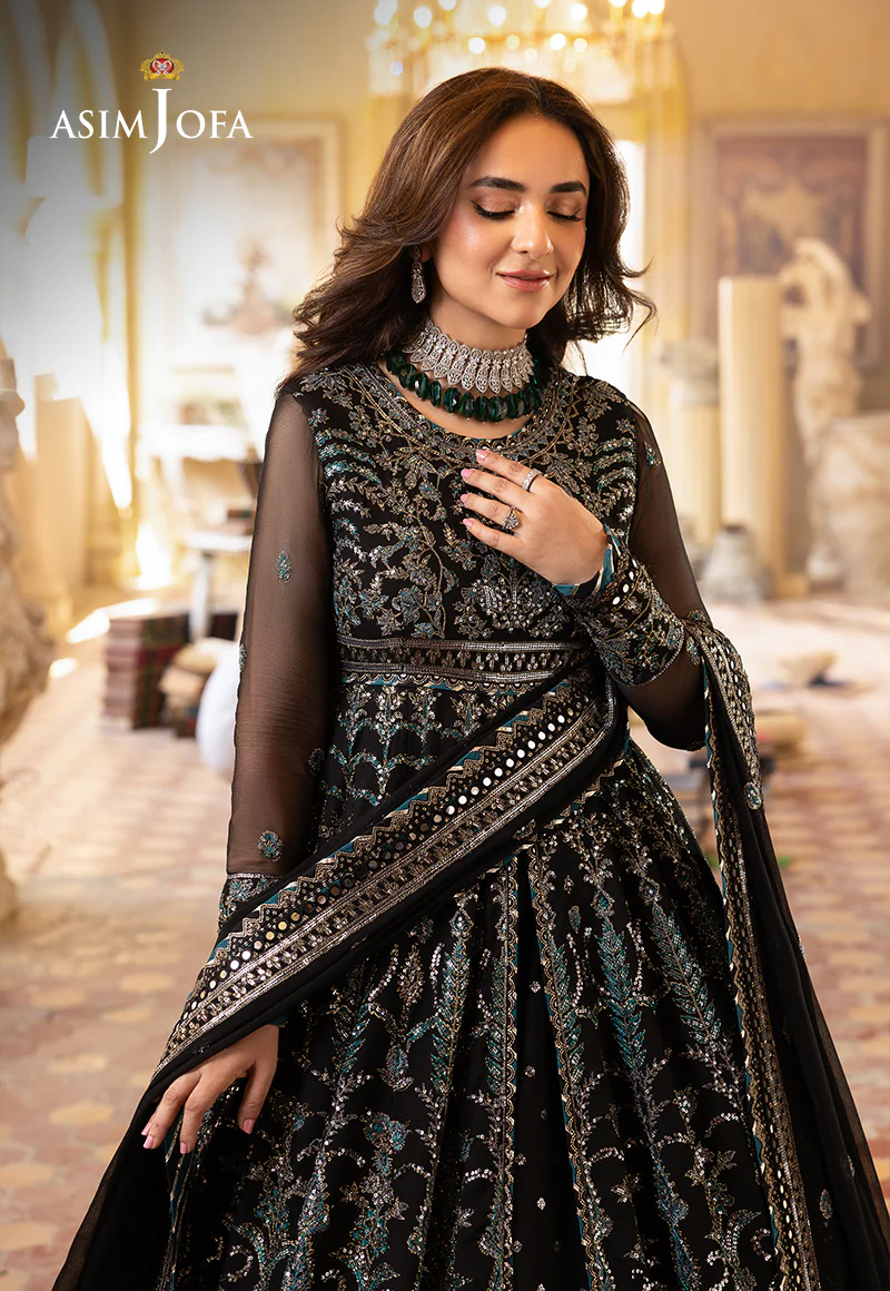 AJNB-05 EMBROIDERED CHIFFON 3 PCS - Image 10