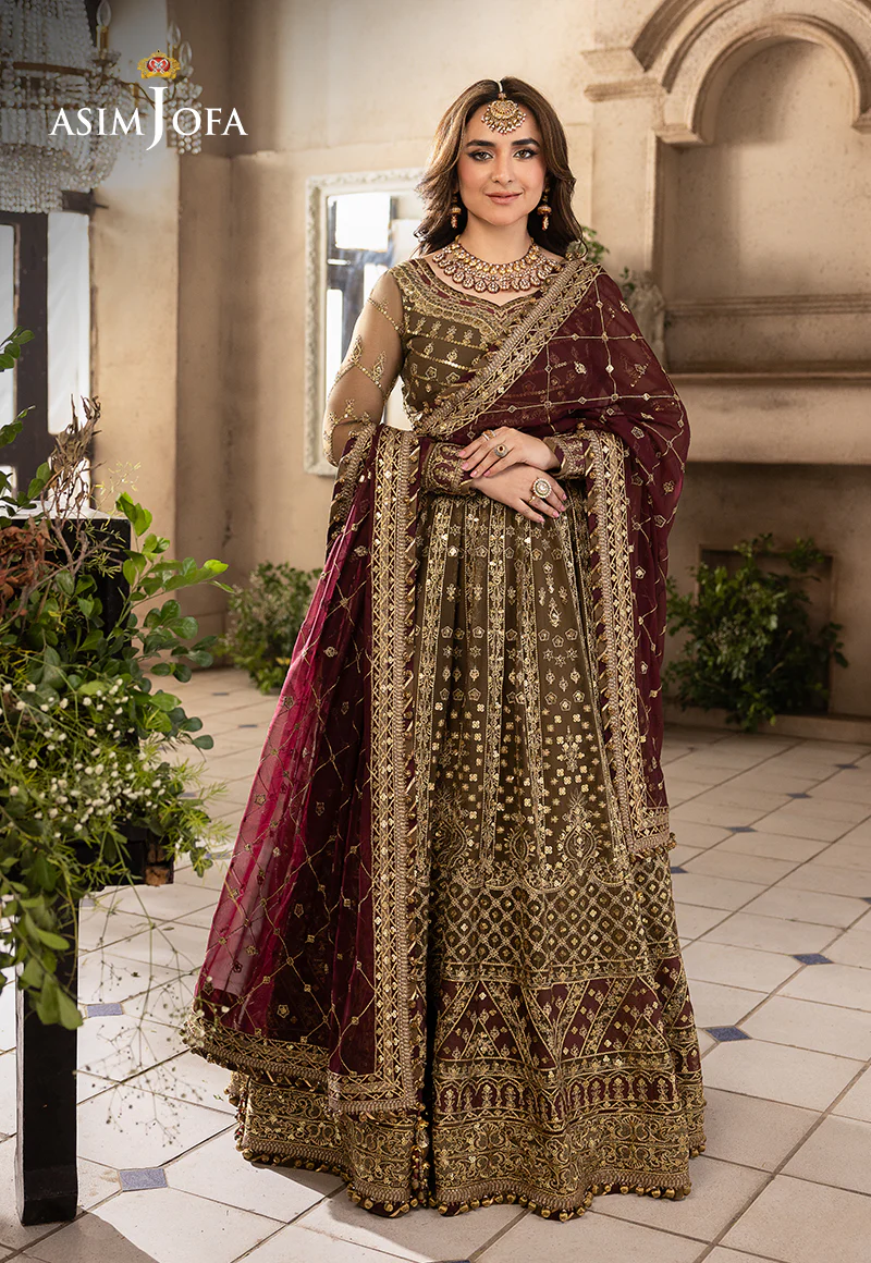 AJNB-11 EMBROIDERED CHIFFON 3 PCS - Image 4