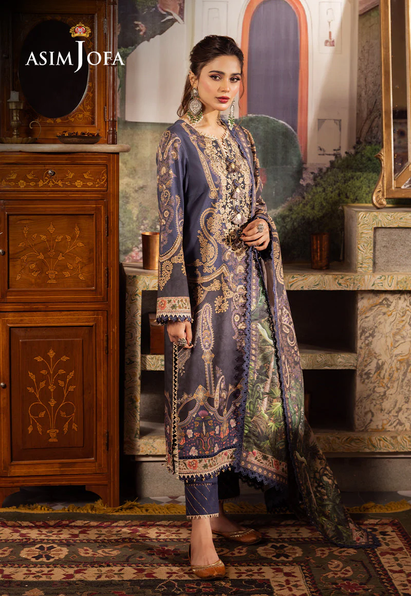 AJNRD-03 EMBROIDERED STITCHED 3 PCS - Image 3
