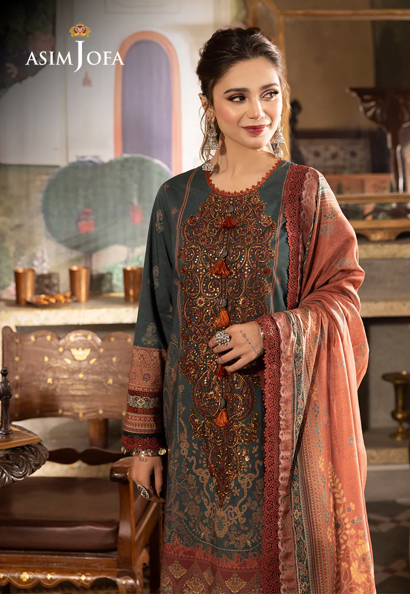 AJNRP-02 EMBROIDERED JACQUARD STITCHED 3 PCS - Image 6
