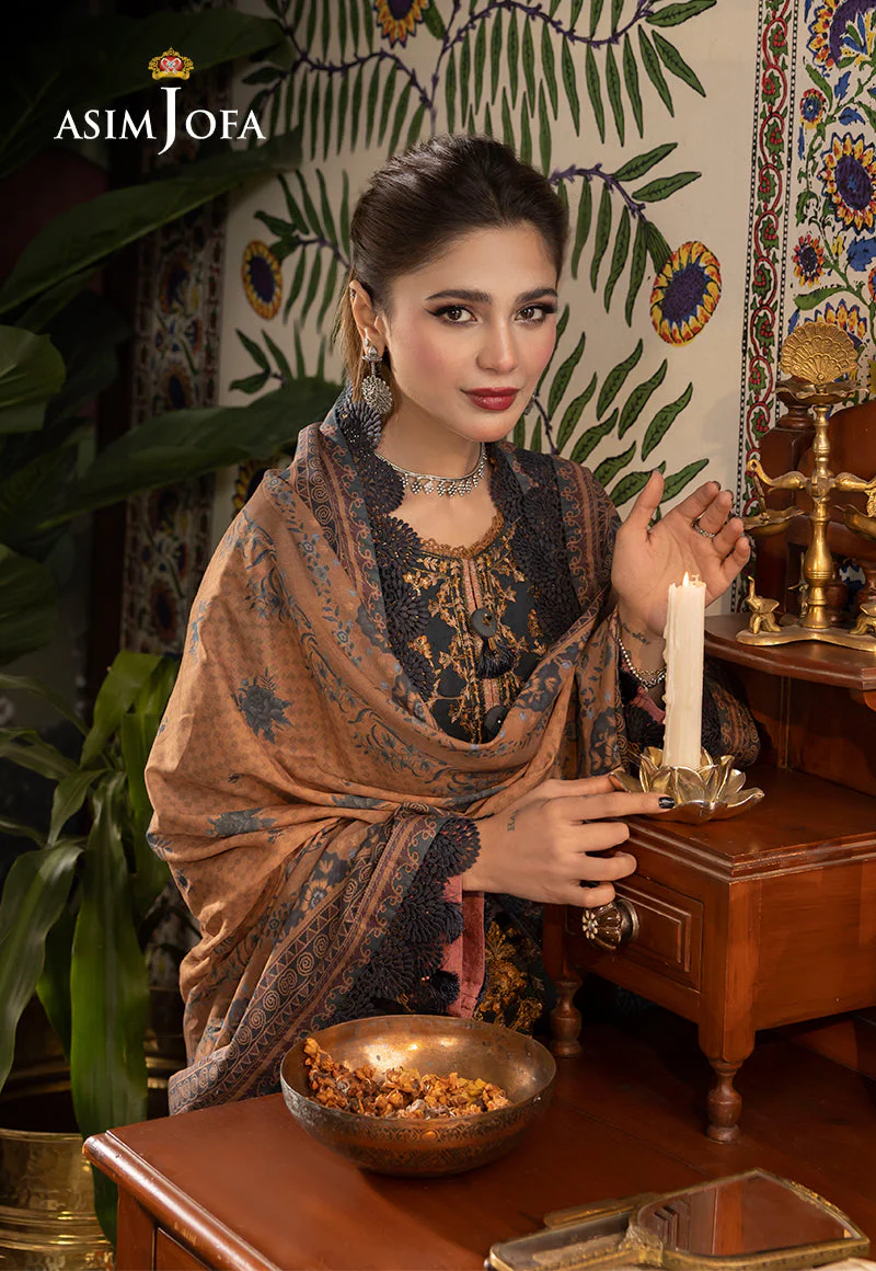 AJNRP-05 STITCHED EMBROIDERED CAMBRIC STITCHED 3 PCS - Image 7