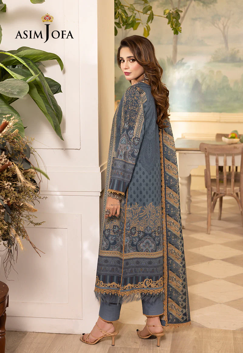 AJNRP-06 STITCHED PRINTED CAMBRIC STITCHED 3 PCS - Image 2