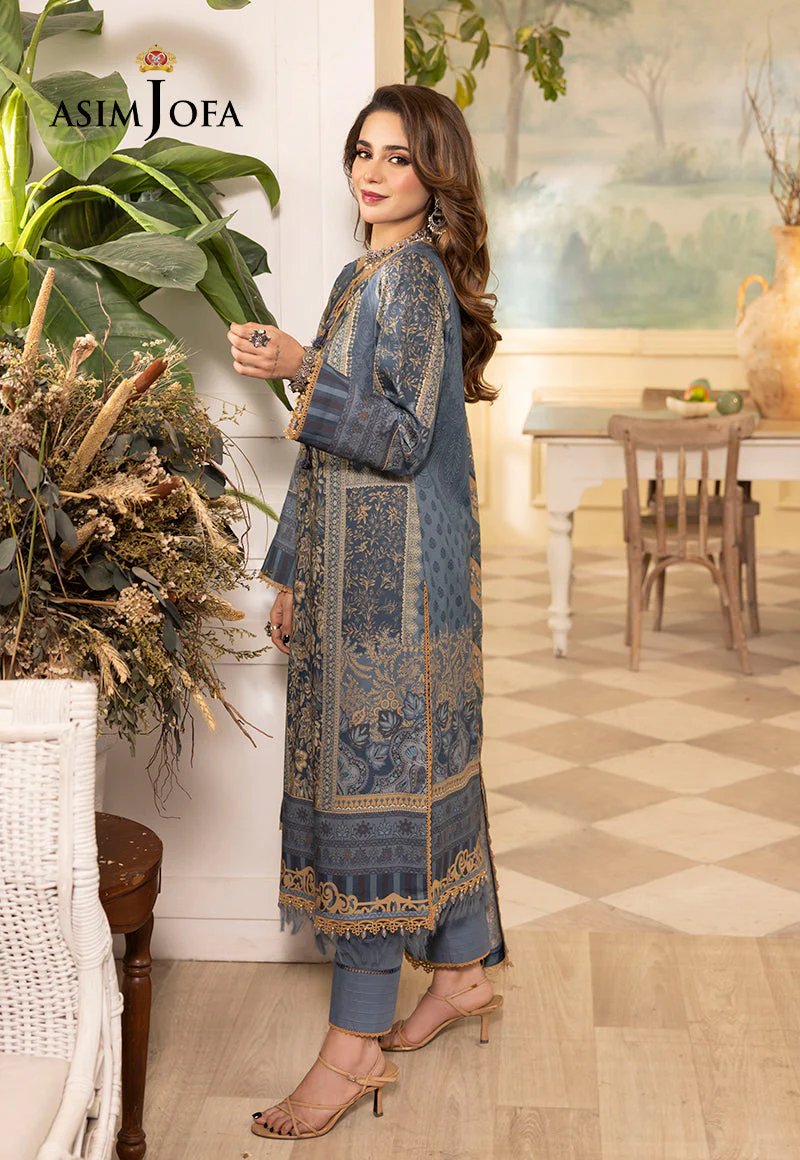 AJNRP-06 STITCHED PRINTED CAMBRIC STITCHED 3 PCS - Image 4